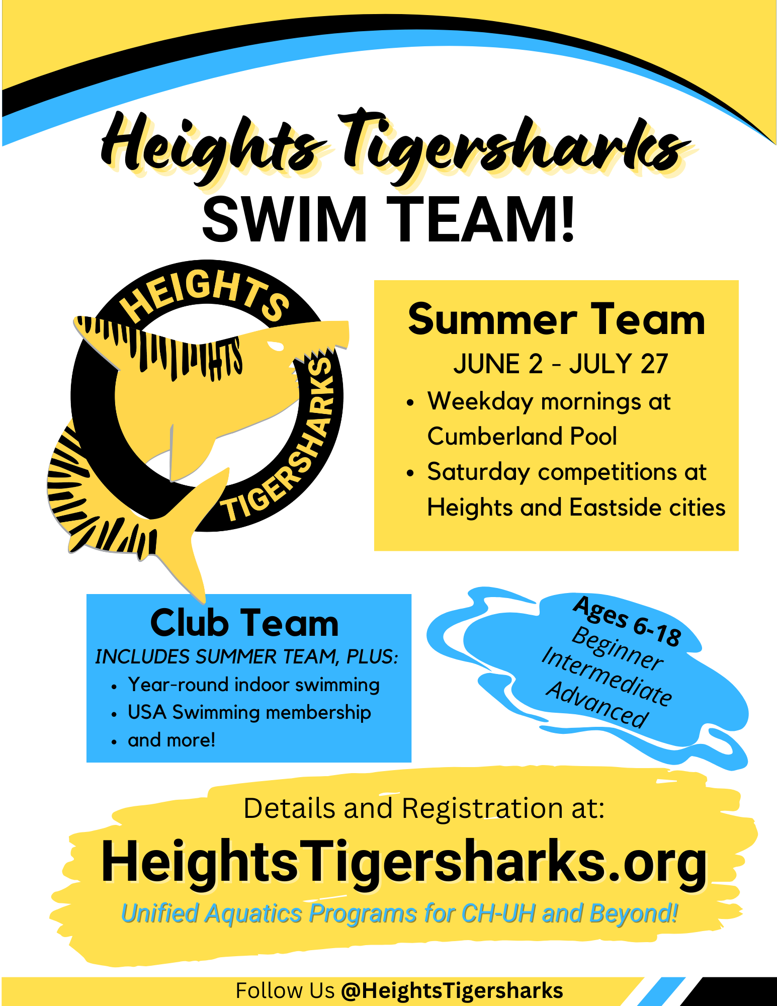 Heights Tigersharks Summer 2025